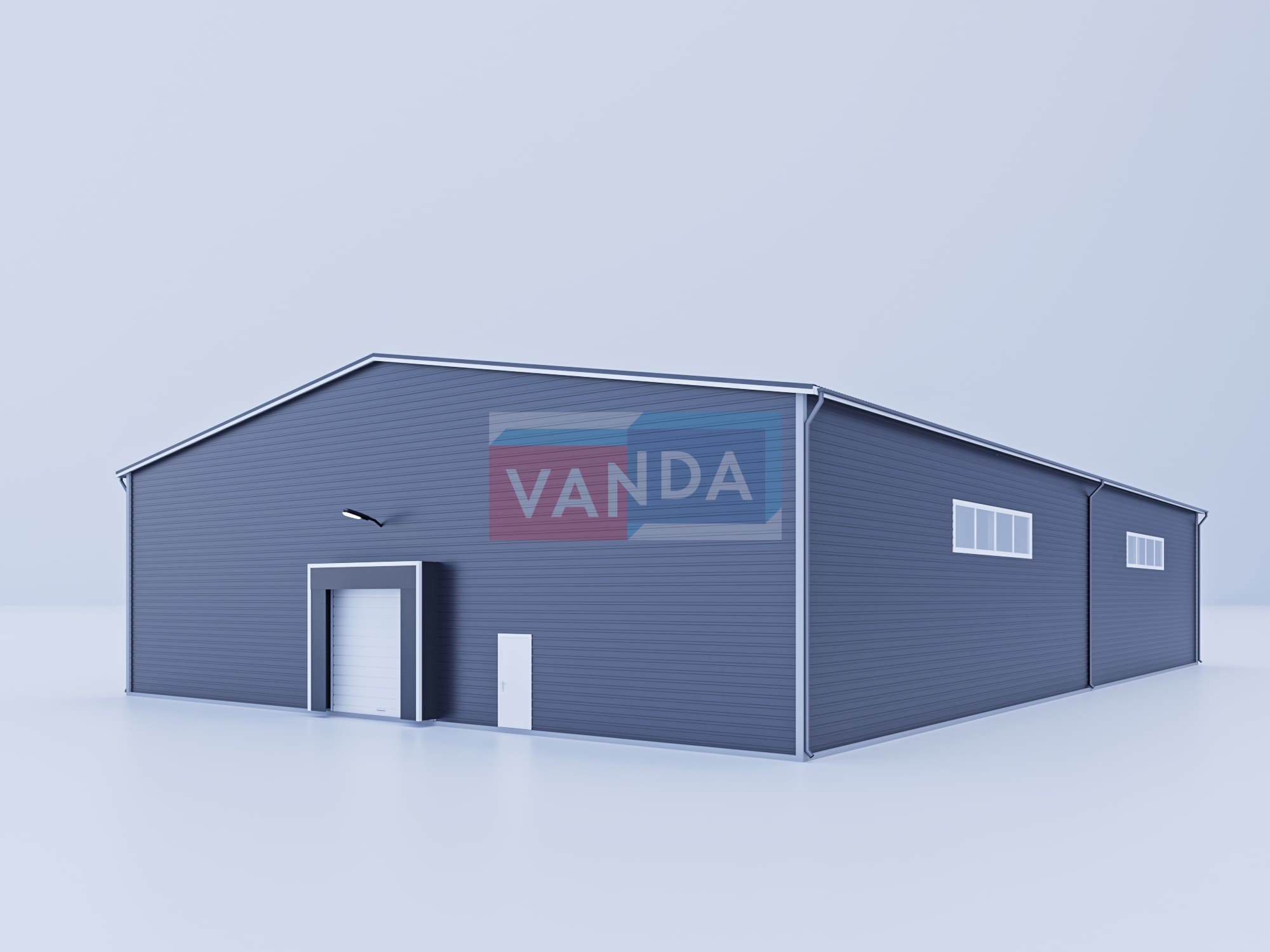 Цех из сэндвич панелей 42х24